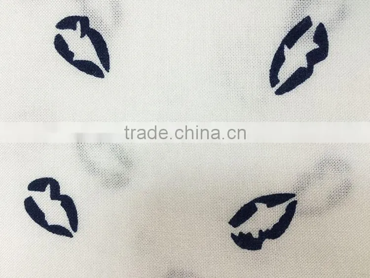make to order 30*30 68*68 110-120gsm women dress rayon printed fabric/spun rayon fabric
