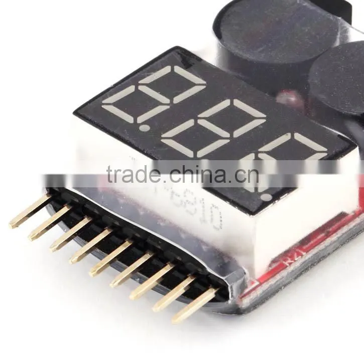 1-8S Lipo/Li-ion/Fe Battery low voltage alarm
