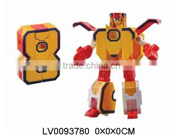 Funny DIY toy 6-0 assembly toy robot with light & sound