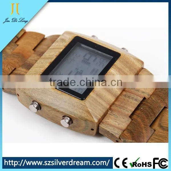 Custom Design Led Wood Watches Unique Design Watches