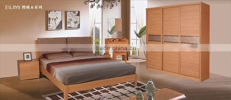 Accept OEM and long service life cherry king bed for sleeping in bedroom