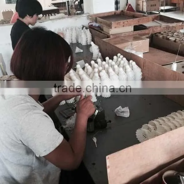 high quality cheap aeroplane goose feather badminton shuttlecock sale for tournament and practice