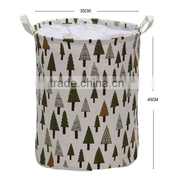 Most Safe Kids Clothes Storage Fabric Basket with Handles