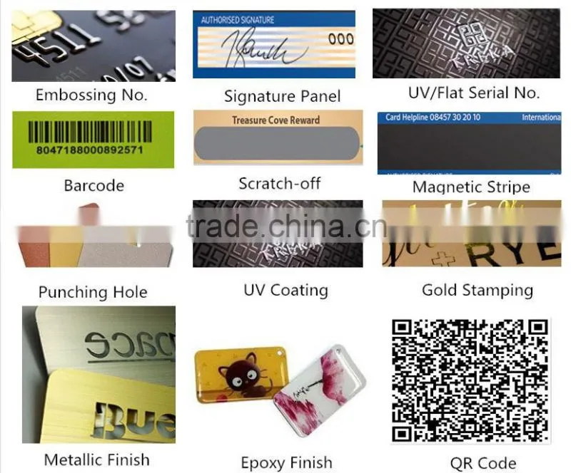 New product pvc card for business gift card with customized inkjet prinitng