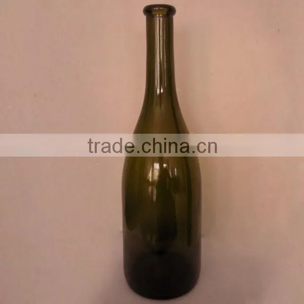 High quality antique green glass bottles wholesale
