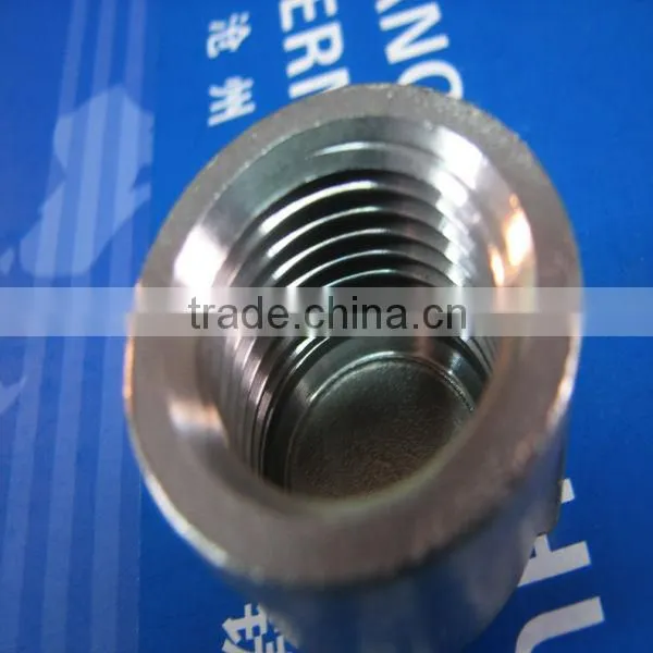 stainless steel threaded cap