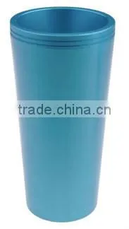 Polymer Blank Sublimation Double Wall Tumbler , kid water bottle with flip-lock lid