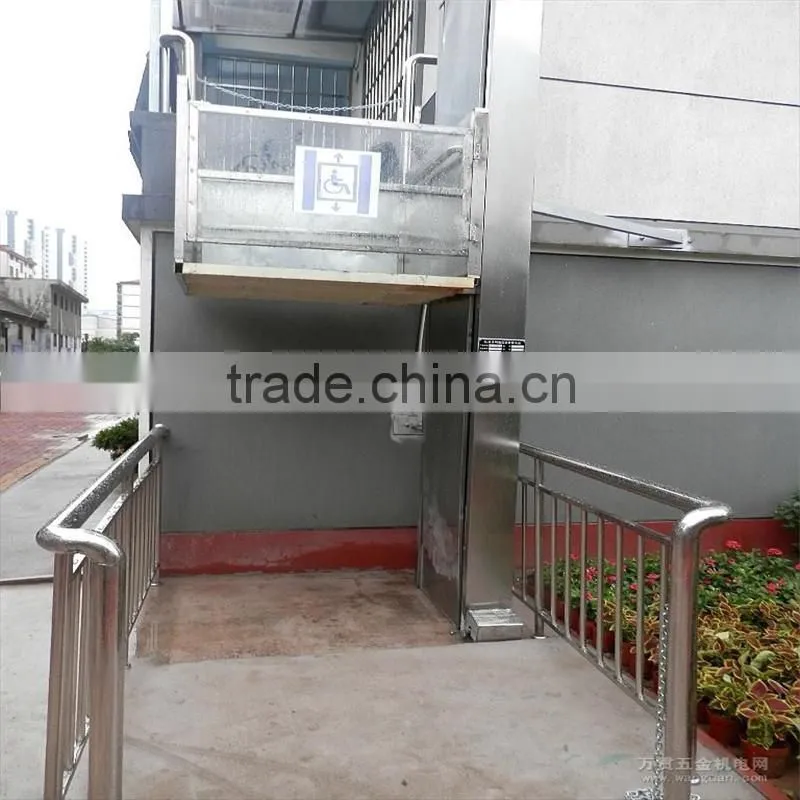 China manufacturer small electric man wheelchair lift for handicapped