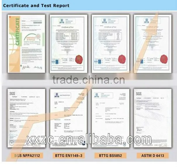 NFPA2112 Excellent Strength fire retardant FR woven 93/5/2 aramid fabric