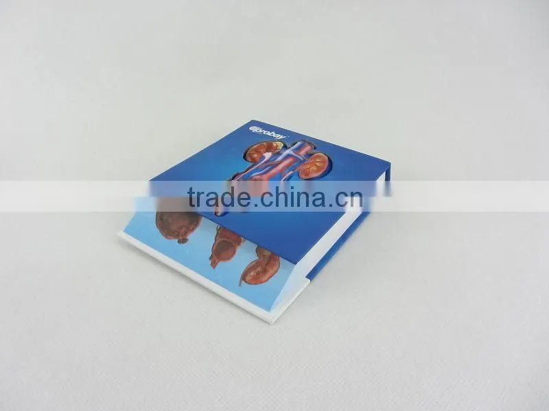 Sticky memo notepad Recycle paper combined sticky memo notepad