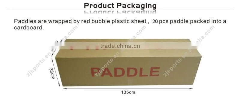 Transparent Fiberglass Whitewater Paddle