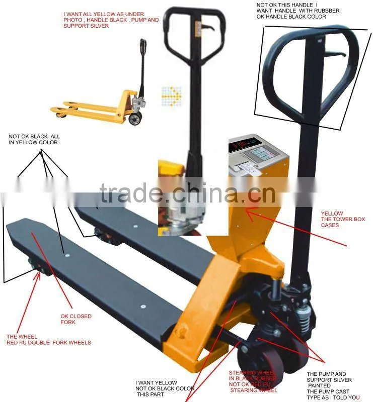 digital Pallet Truck Scale 2TON