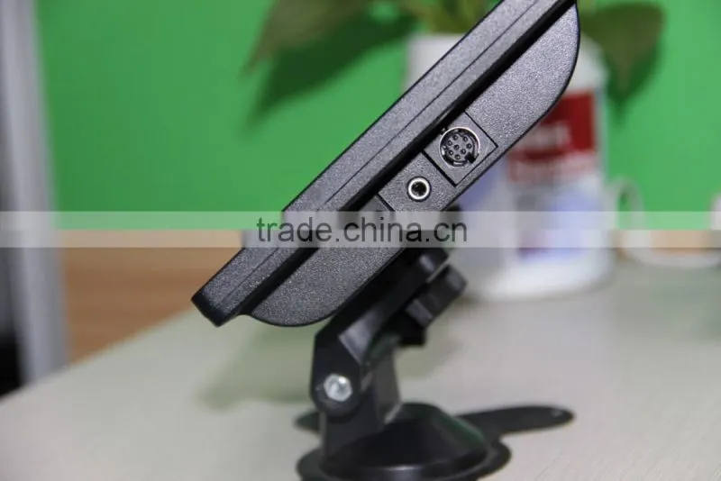 high quality widescreen 7inch used motorized lcd car monitor with AV