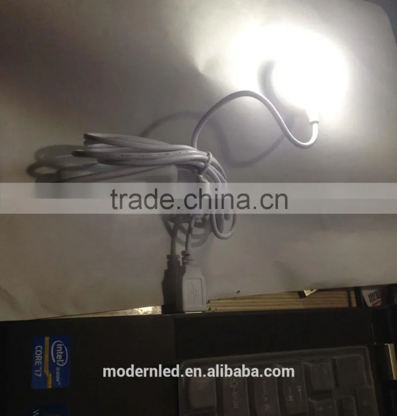 New style USB 3w LED Table light with switch and magnetic celing sheet