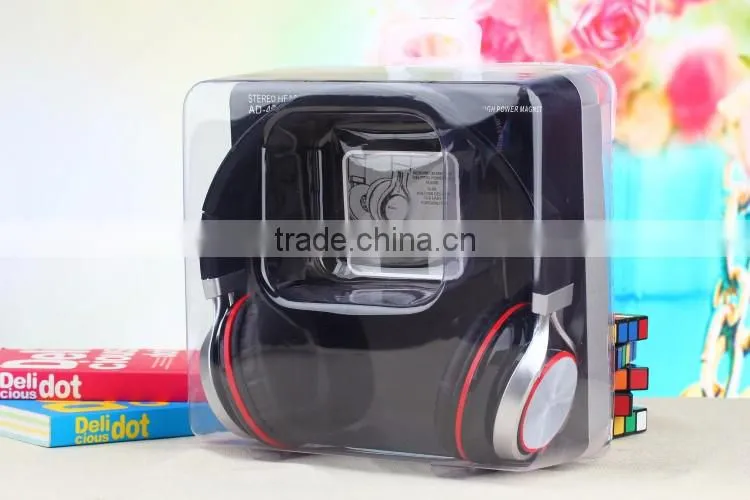 2016 AD468 brand logo noise cancelling cool cable headphones