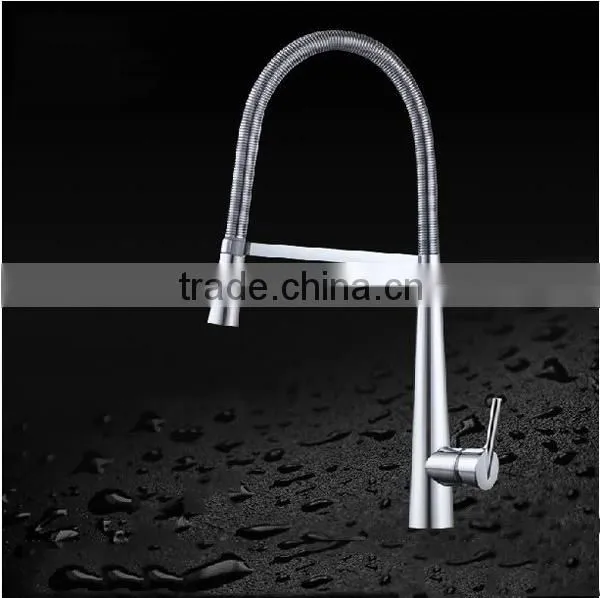 china supplier spring loaded kitchen sink mixer tap faucets, brass hot and cold water kitchen tap