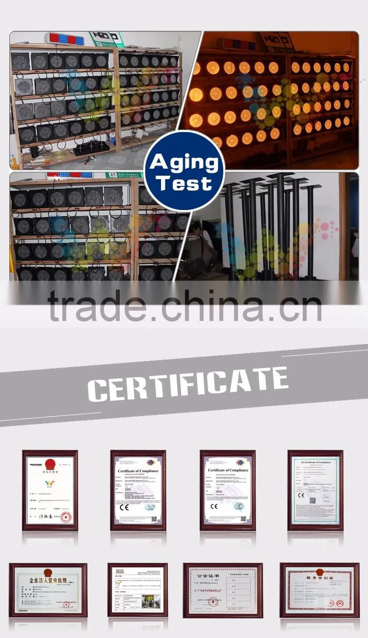 200MM yellow flashing light toll station warning traffic light pole