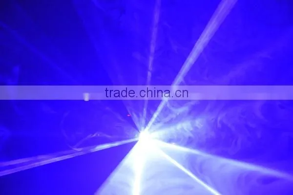 300mW Blue fat beam laser decorate lighting for wedding hotel
