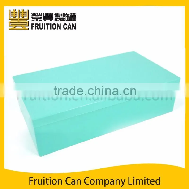 Rectangle Sharp Edge Tin Metal Box