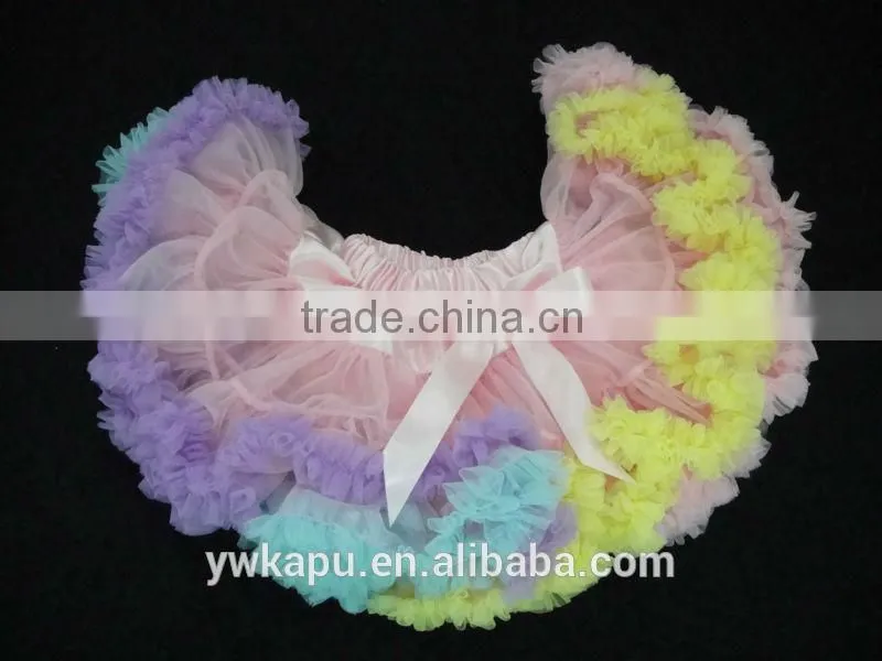 2016 Baby Girls Chiffon Fluffy Pettiskirts tutu pettiskirts baby girls skirts girl tutu skirt