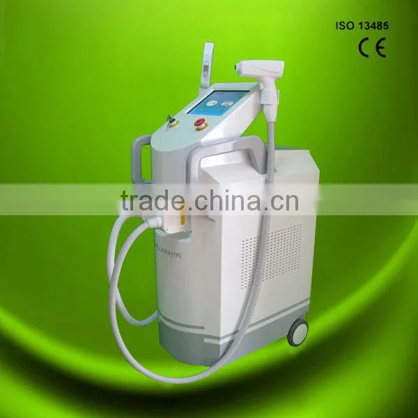 China Professional 808nm Diode laser hair removal +ELIGHT(IPL) SYSTEM beauty salon equipment
