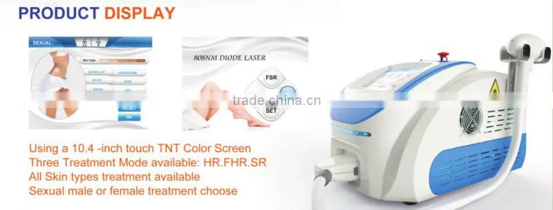 Factory supply 808nm Portable Permanent Hair Removal for salon and clinic