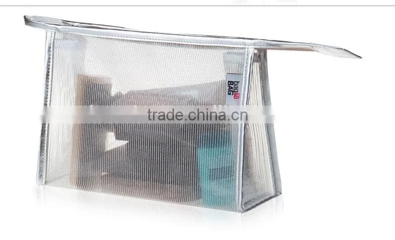 2015 hot sale promotional mesh fabric cometic case