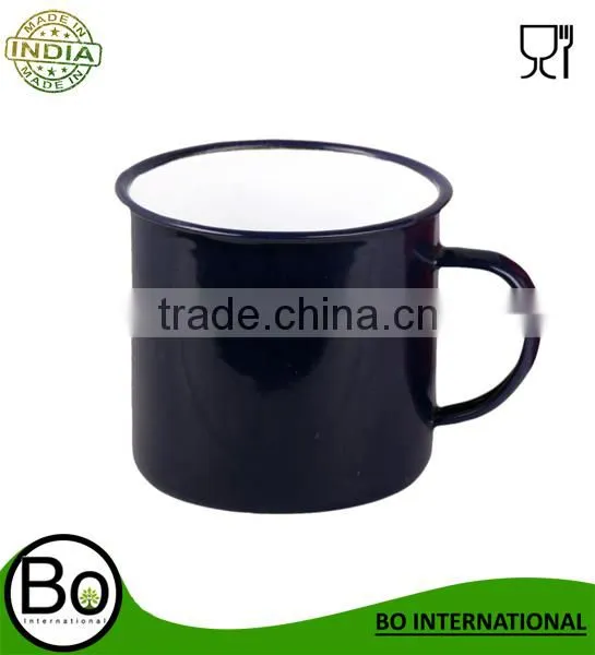 speckled enamel steel camping metal mug cup 10.50 Oz 330ml