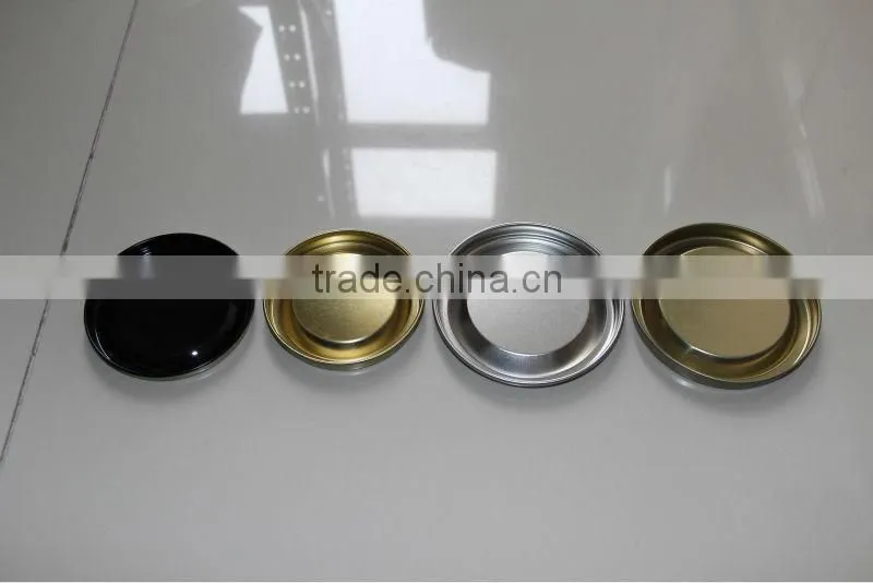 Metal tinplate lid for paper tube with SGS / FDA certificates