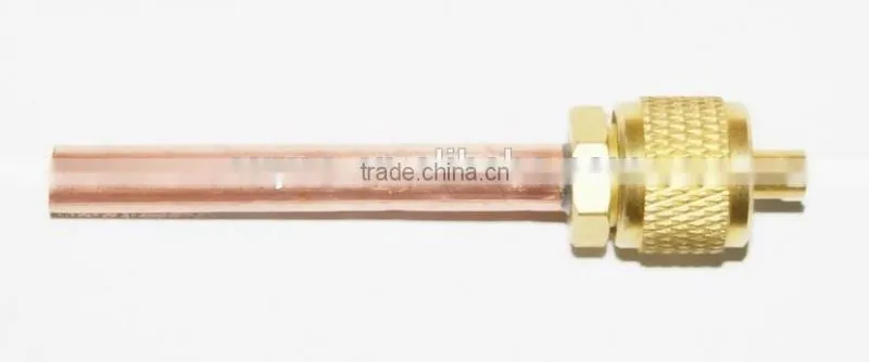 Refrigeration copper access valve
