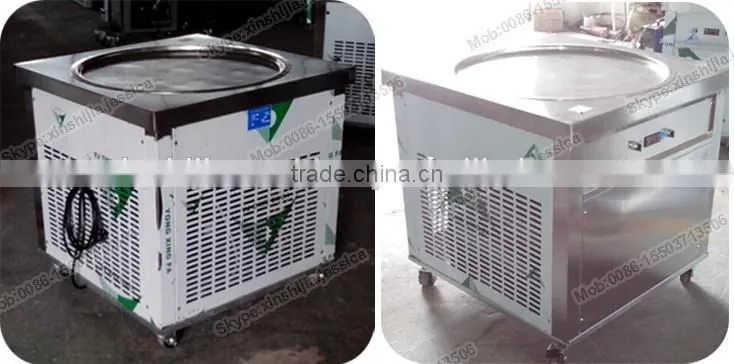 Factory wholesale price fry ice cream machine