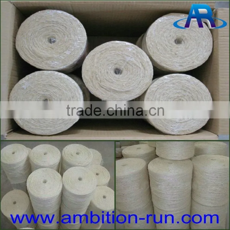 Cutted hair and unoiled Sisal yarn/sisal twine