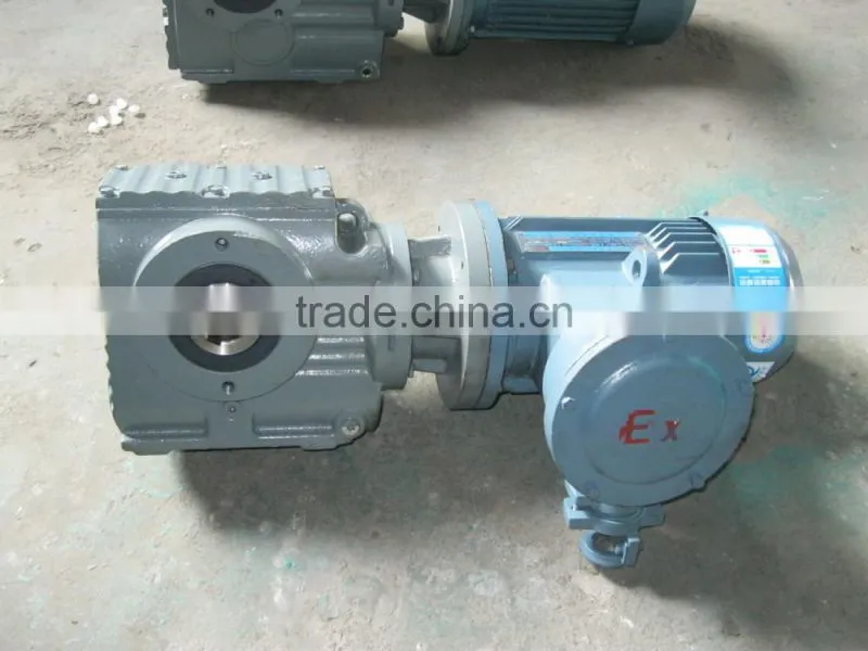 SEW style's S series 90 degree shaft helical worm gear reducer motor reducer