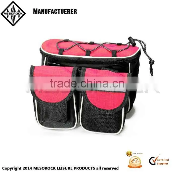 4 in 1 mountain bike front tube bag beam packet bag Cycling bike bicycle trame pannier