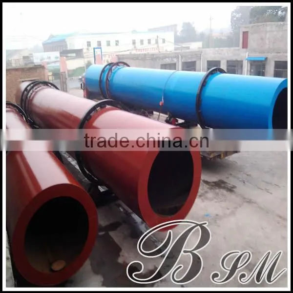 BSM profssional large scale direct fired rotary drum dryer for drying sand coal and wood