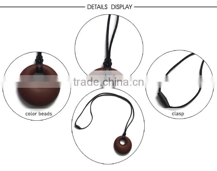 Silicone Chewable silicone steether pendant