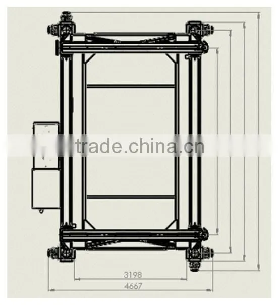 easy operation container crane cost container crane with low price