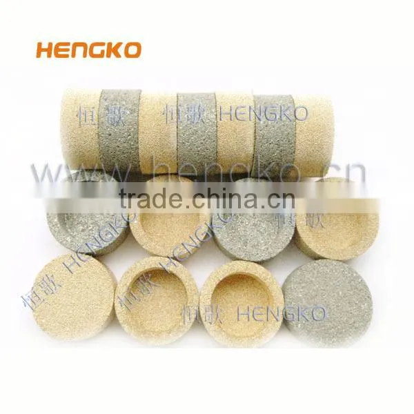 0.5~90 Microrns Sintered Porous Ventilation Dust-proof Powder Metal Filters