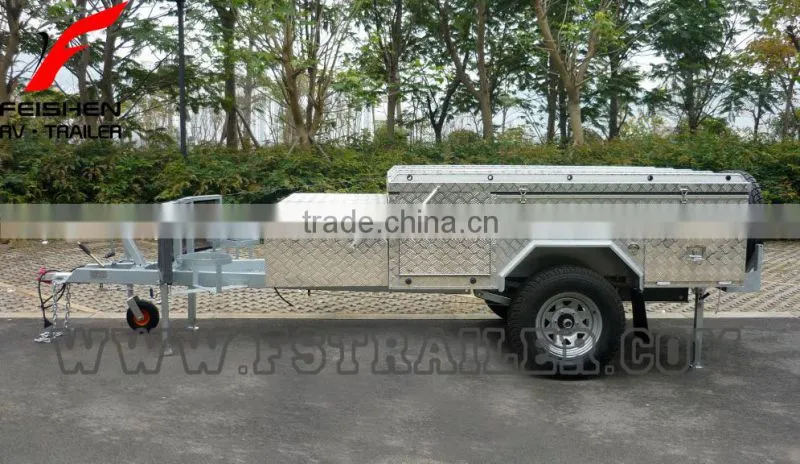 Off Road Front Forward Hard Floor Travel Trailer Caravan 4X4 4WD Camper Trailer C12S