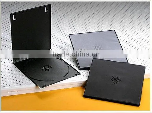 Factory Wholesale 5.2mm Jewel CD case with Black Tray