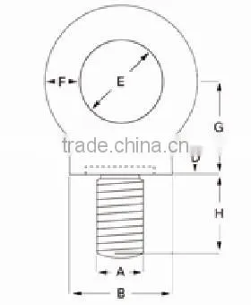 Linyi Wells BS 4278 eye bolt hardware product