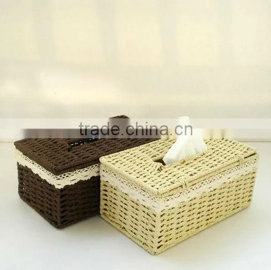 Wholesale round paper tissue box