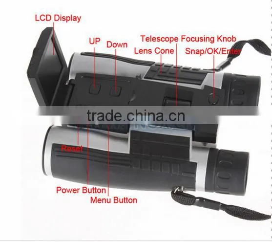 2015 Profesional HD 1080P Waterproof Binoculars Digital DV Camera with Take picture function and Original Video Camera
