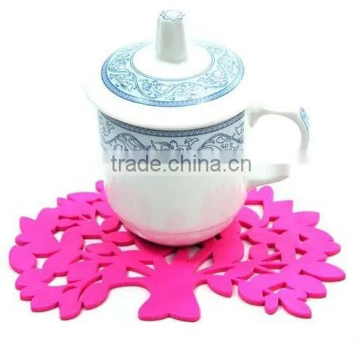 polyester felt cup pad