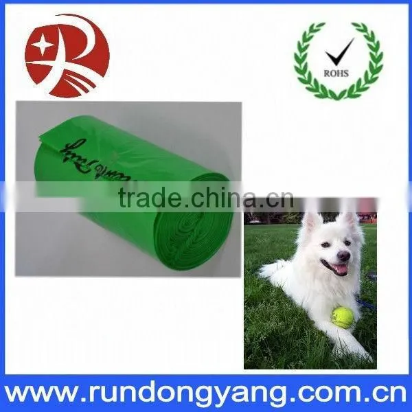 biodegradable corn starch dog poop bag from china
