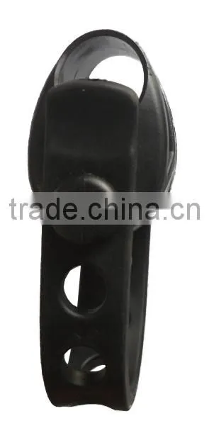plastic buckle with rubber strap