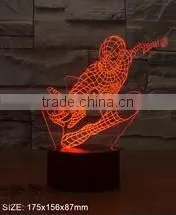 3D effect dice shape USB charging desktop night light