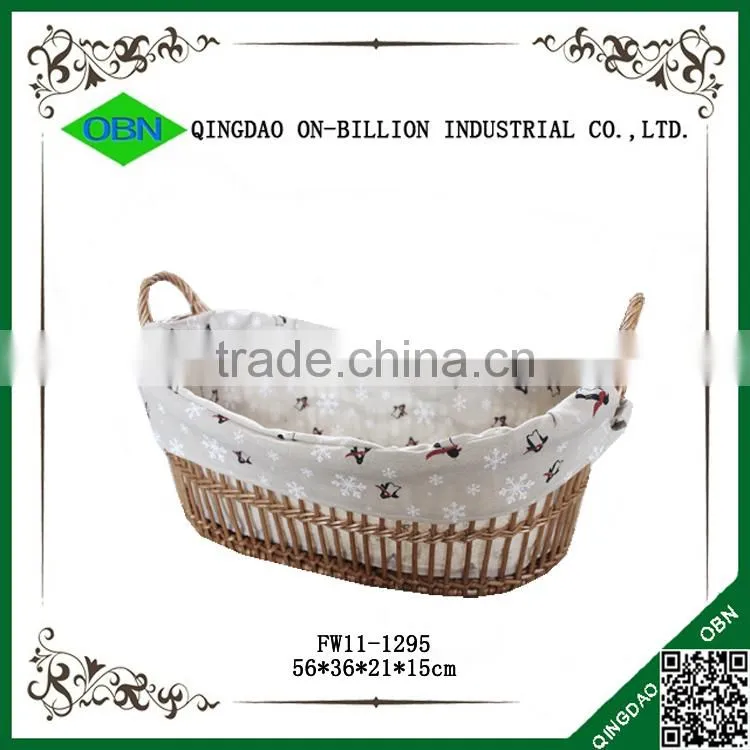 Trade assurance woven wicker cheap bread basket