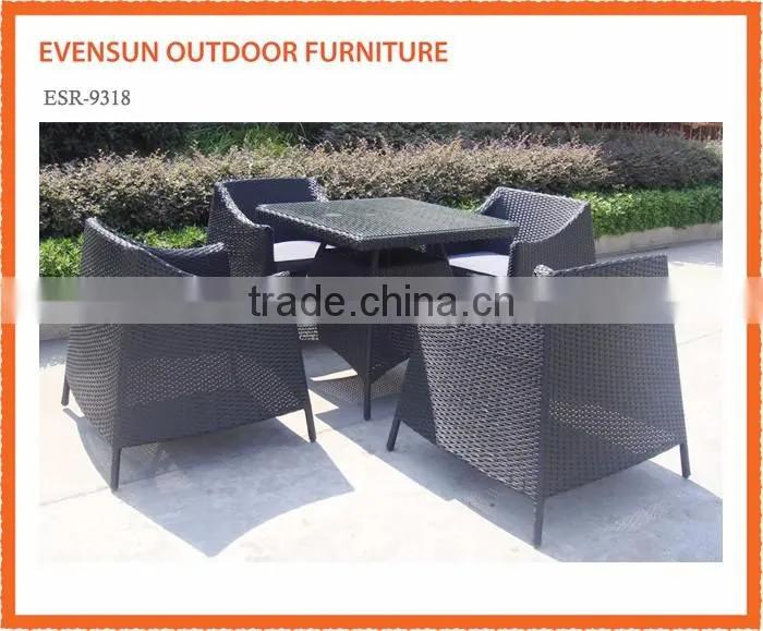 NEW Wicker Outdoor Furniture Dining Setting Table Chair Set 7pc Garden Rattan