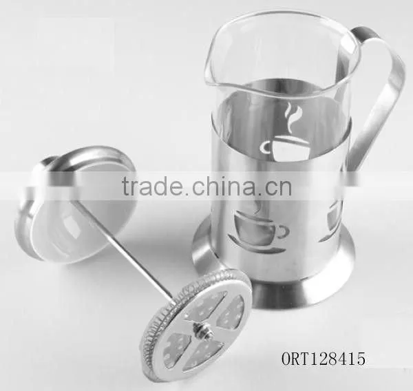 stainless steel glass with filter tea maker